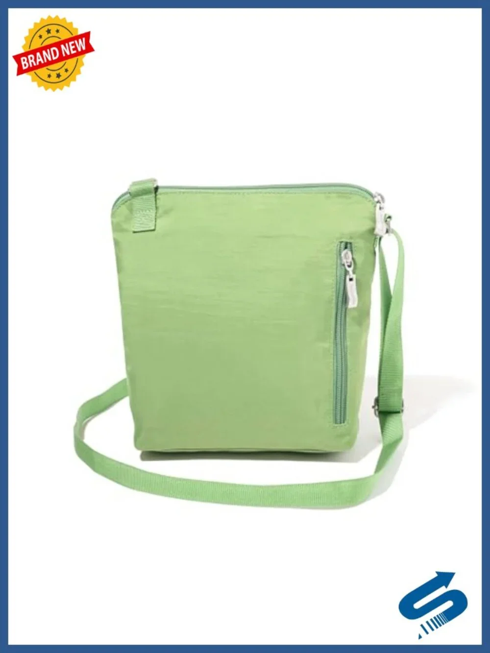 Lightweight Water-Resistant Nylon Crossbody Travel Purse with RFID Wristlet